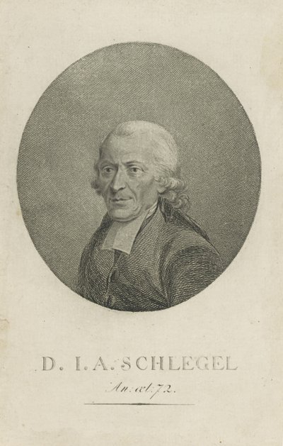 يوهان أدولف شليغل 1721-1793 ، ج. 1800. بواسطة غير معروف