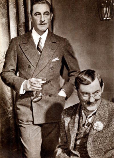جون 1882-1942 وليونيل 1878-1954 باريمور ، ممثلو المسرح والشاشة الأمريكيون بواسطة غير معروف