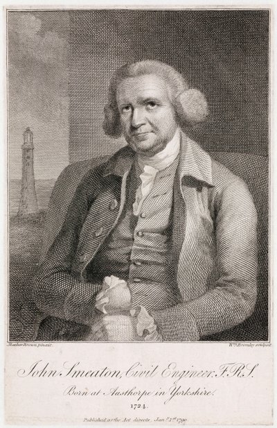 جون سميتون ، مهندس ميكانيكي ومدني إنجليزي ، عام 1780 بواسطة غير معروف