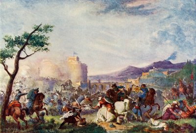 جون سوبيسكي في إغاثة فيينا ، 1683 ، c1915. بواسطة غير معروف