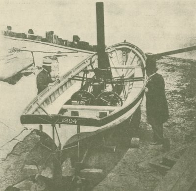 مكواة بخارية من جون ستيفنس ، برغيين ، بنيت عام 1804 ، c1930. بواسطة غير معروف