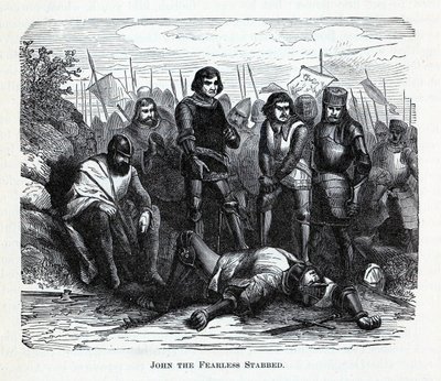 طعن يوحنا الشجاع ، 1882 بواسطة غير معروف