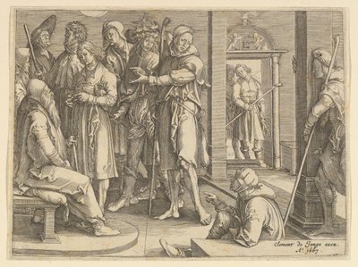 جوزيف يقول أحلامه لنسخة يعقوب ، 1640-70. بواسطة غير معروف