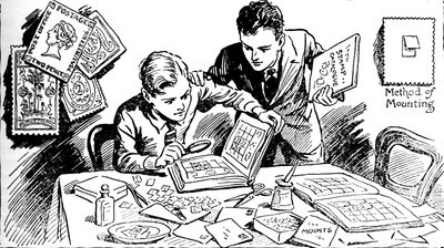 أفراح جمع الطوابع ، 1937 بواسطة غير معروف
