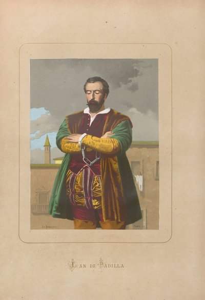 جون باديلا. من: مشاهير الرجال والنساء في كل العصور بواسطة خوان لاندا ، 1875-1877. بواسطة غير معروف