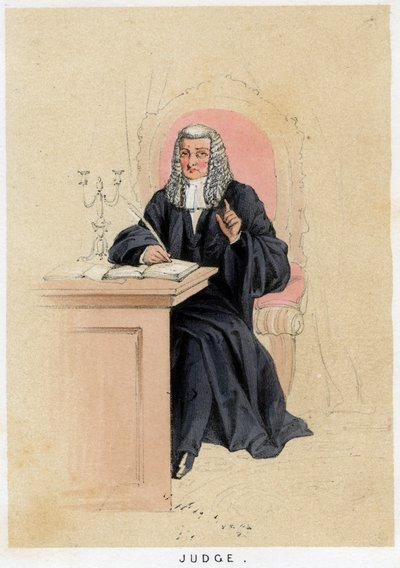 القاضي ، 1855 بواسطة غير معروف