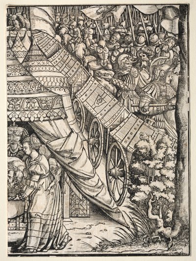 جوديث مع رئيس Holifernes ، 1500s. بواسطة غير معروف