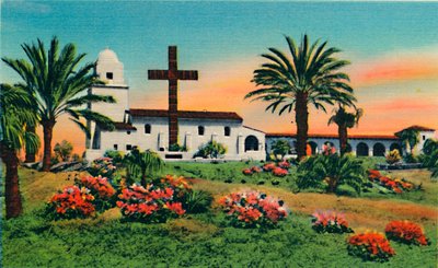 متحف جونيبرو سيرا ، البلدة القديمة. سان دييغو ، كاليفورنيا ، c1941 بواسطة غير معروف