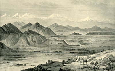 كابول ، باتجاه الشمال من التل فوق المعسكر البريطاني في بني حصار ، 8 أكتوبر 1879 ، 1901. بواسطة غير معروف