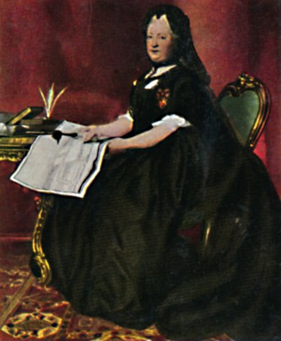 الإمبراطورة ماريا تيريستيا 1717-1780. - تصوير مارون 1934. بواسطة غير معروف