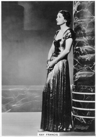 كاي فرانسيس ، المسرح الأمريكي والممثلة السينمائية ، 1938 بواسطة غير معروف