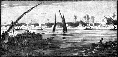 الخرطوم ، عاصمة السودان ، 1900 بواسطة غير معروف