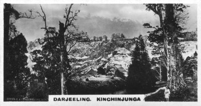 Kinchinjunga من Beechwood ، دارجيلنغ ، الهند ، c1925 بواسطة غير معروف