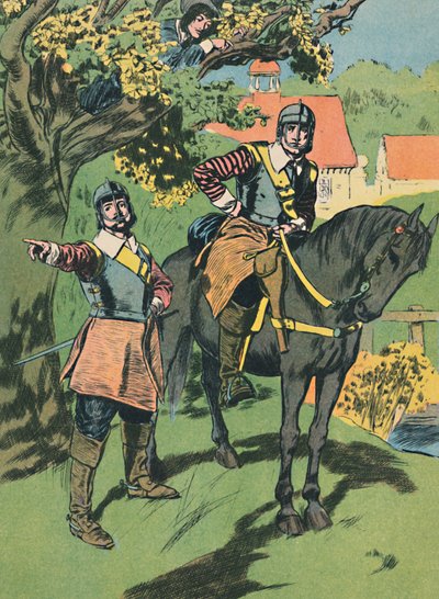 الملك تشارلز في البلوط ، c1907 بواسطة غير معروف