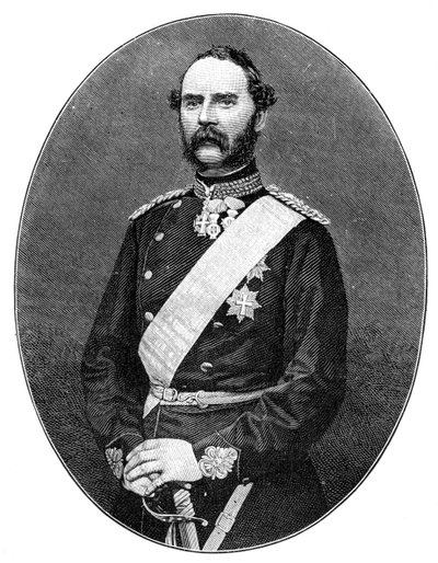 الملك كريستيان التاسع ملك الدنمارك 1818-1906 بواسطة غير معروف