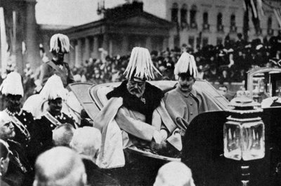 الملك إدوارد السابع والقيصر فيلهلم الثاني في برلين ، فبراير 1909 1964 بواسطة غير معروف