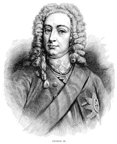 الملك جورج الثاني 1683-1760 ملك بريطانيا العظمى وأيرلندا وناخب هانوفر من 1727 بواسطة غير معروف