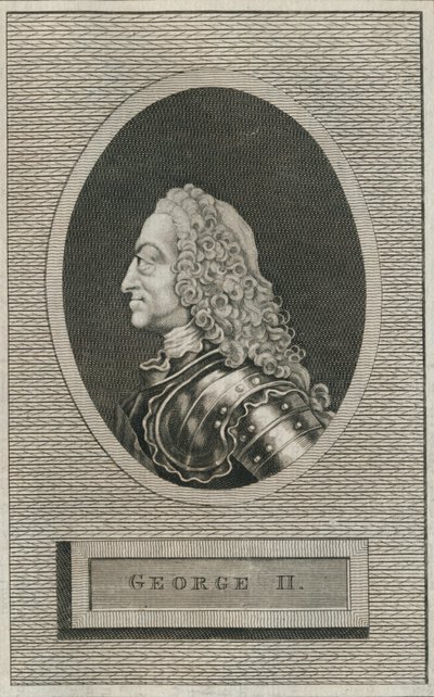 الملك جورج الثاني ، 1793 بواسطة غير معروف
