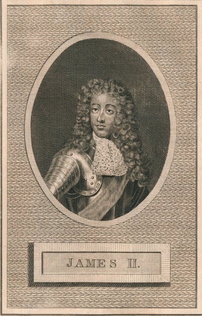 الملك جيمس الثاني ، 1793 بواسطة غير معروف