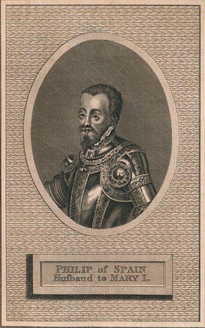 ملك إسبانيا فيليب الثاني ، زوج الملكة ماري الأولى ، 1793 بواسطة غير معروف
