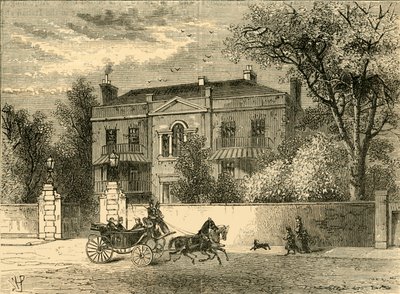 كينغستون هاوس ، نايتسبريدج ، c1876. بواسطة غير معروف