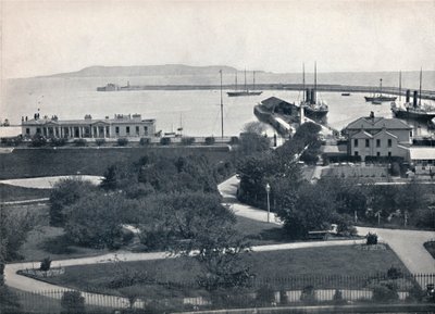Kingstown - منظر عام للميناء ، 1895 بواسطة غير معروف