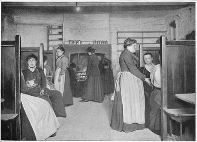 مطبخ في منزل واحد للسيدات ، Spitalfields ، لندن ، c1903 1903 بواسطة غير معروف