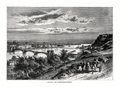 قلعة كوبلنز وإهرنبريتشتين ، ألمانيا ، 1879 بواسطة غير معروف