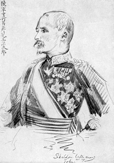كوداما جنتارو ، جندي ياباني ورجل دولة ، الحرب الروسية اليابانية ، 1904-5 بواسطة غير معروف