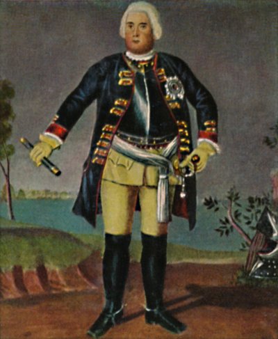 King Friedrich Wilhelm I v. بروسيا 1688-1740. - نقش بعد لوحة ويدمان 1934. بواسطة غير معروف