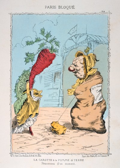 الجزر والبطاطا ، 1870-1871 بواسطة غير معروف