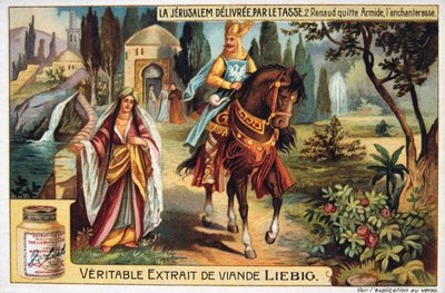 La Jerusalem deliveree par le Tasse ، رينو يترك Armide ، الساحرة. القرن ال 19 بواسطة غير معروف