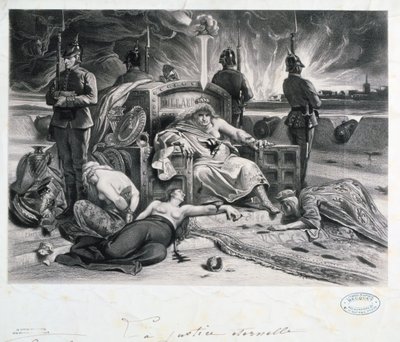 العدالة الأبدية ، الحرب الفرنسية البروسية ، 1870-1871. بواسطة غير معروف