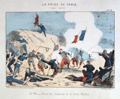 الاستيلاء على باريس ، 22 مايو 1871 بواسطة غير معروف