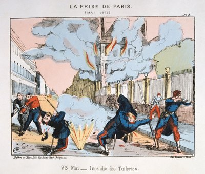 الاستيلاء على باريس ، 23 مايو 1871 بواسطة غير معروف