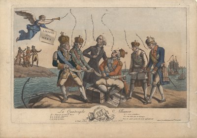التحالف الرباعي، 1800. بواسطة غير معروف