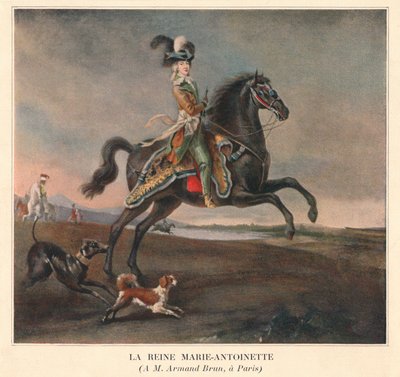 الملكة ماري أنطوانيت ، 1783. بواسطة غير معروف