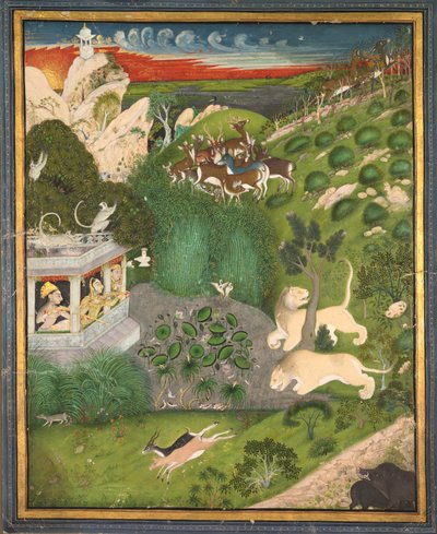 السيدات يطلقون النار من جناح ، ج. 1810. بواسطة غير معروف