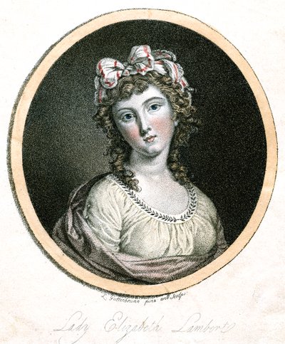 السيدة إليزابيث لامبرت ، 1750-1820 بواسطة غير معروف