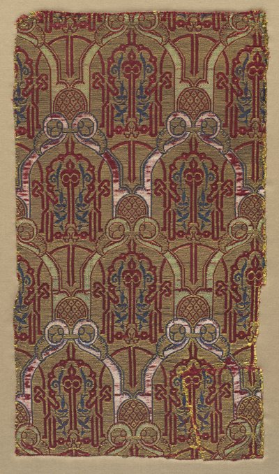 Lampas مع أقواس سعفة مع نمط جدار الحمراء ، 1300s. بواسطة غير معروف