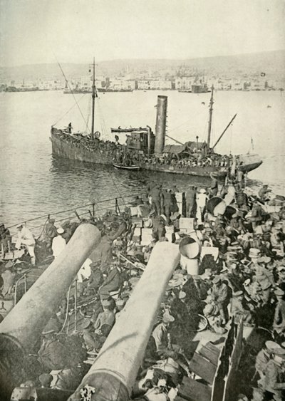 هبوط القوات البريطانية في سالونيكا ، 1919. بواسطة غير معروف