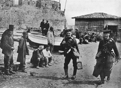 حزب الهبوط لمشاة البحرية خلال الجزء الأول من العمليات ضد الدردنيل ، 1915 بواسطة غير معروف
