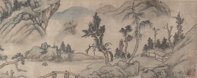 منظر طبيعي ، أوائل القرن العشرين ، تاريخ زائف عام 1577. بواسطة غير معروف