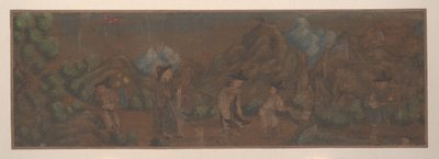 رسم المناظر الطبيعية للشخصية في إعداد Woodland. بواسطة غير معروف