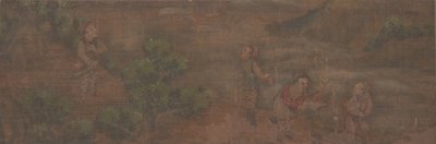 رسم المناظر الطبيعية للشخصية في إعداد Woodland. بواسطة غير معروف