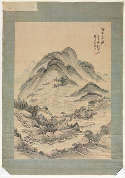 المناظر الطبيعية مع الجداول والجبال ، 1392-1910. بواسطة غير معروف
