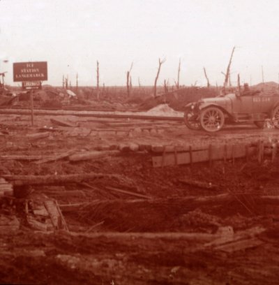 محطة Langemarck ، فلاندرز ، بلجيكا ، c1914-c1918 بواسطة غير معروف