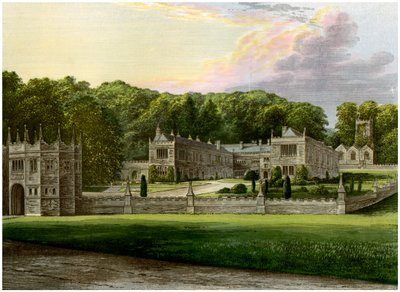 Lanhydrock ، كورنوال ، منزل اللورد Robartes ، c1880 بواسطة غير معروف