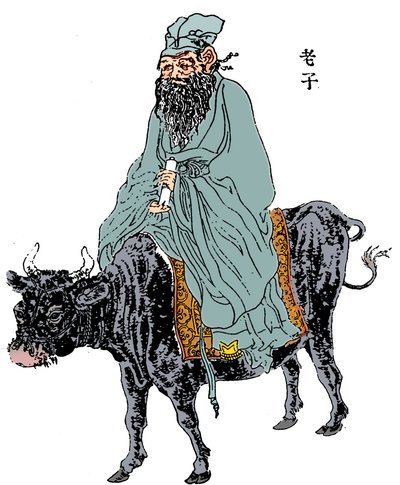 لاو تزو ، الفيلسوف الصيني القديم وإلهام الطاوية ، أواخر القرن التاسع عشر بواسطة غير معروف