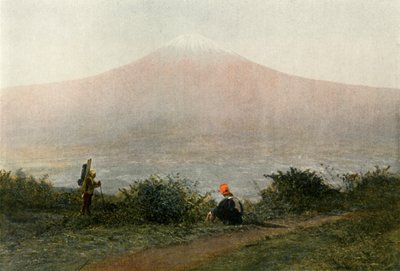 Le Fousi-Yama، Voican du Japon، Mount Fuji، Volcano in Japan، 1900. بواسطة غير معروف